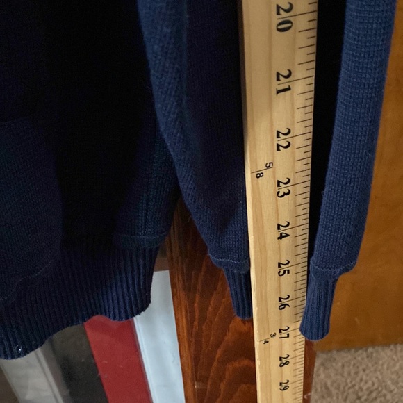 ST Croix Merino Wool Cardigan with Two-way Zipper in Contemporary Fit - Picture 16 of 17